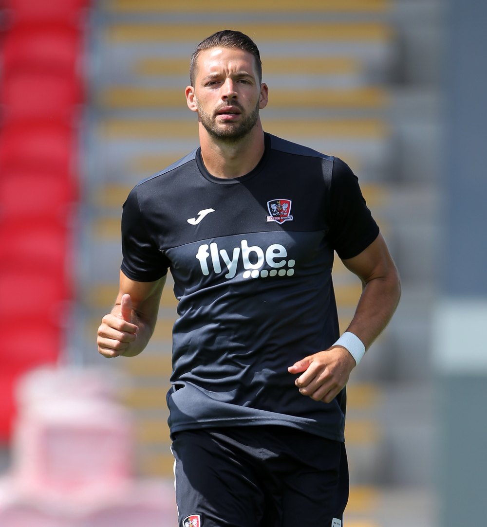 Aaron Martin in training kit